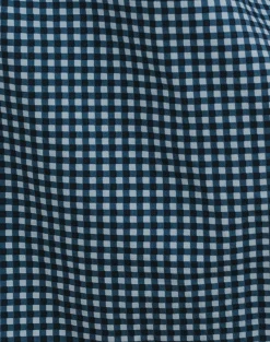 Motel Rocks A Line Skirts | Midi Skirts-Sanjina Midi Skirt in Mini Dark Blue Gingham