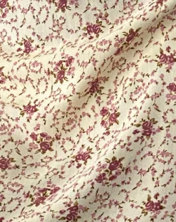 Motel Rocks Printed Dresses-Sasyana Mini Dress in Flower Chain Cream flowerchaincream