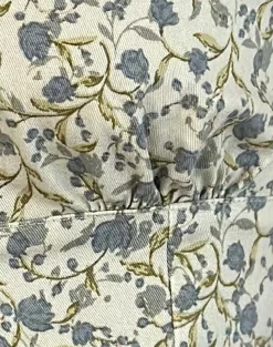 Motel Rocks Co-Ords | Printed Tops-Sauva Tie Front Top in Pretty Floral Light Sage