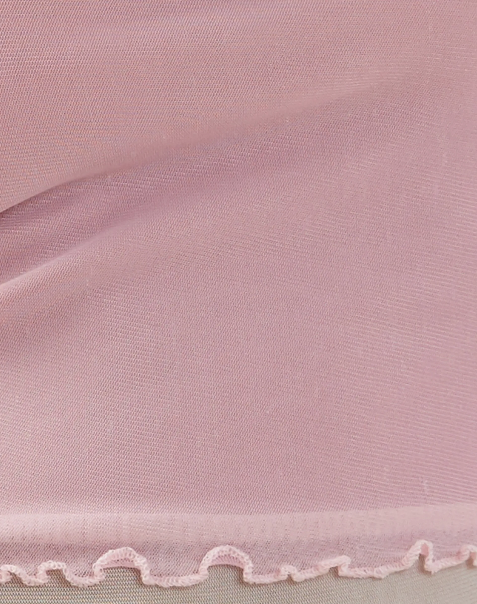 Motel Rocks Basic Tops | Bandeau Tops-Seka Bandeau Mesh Top in Tonal pink