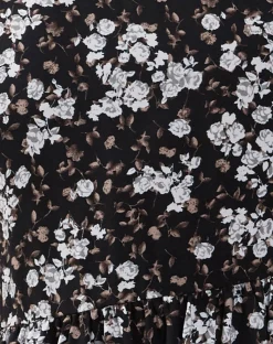 Motel Rocks Printed Dresses | Day Dresses-Senza Mini Dress in Dark Wild Flower darkwildflower