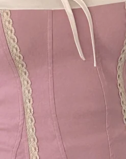 Motel Rocks Tailoring | Party Dresses-Shirina Dress in Tailoring Dusky Pink