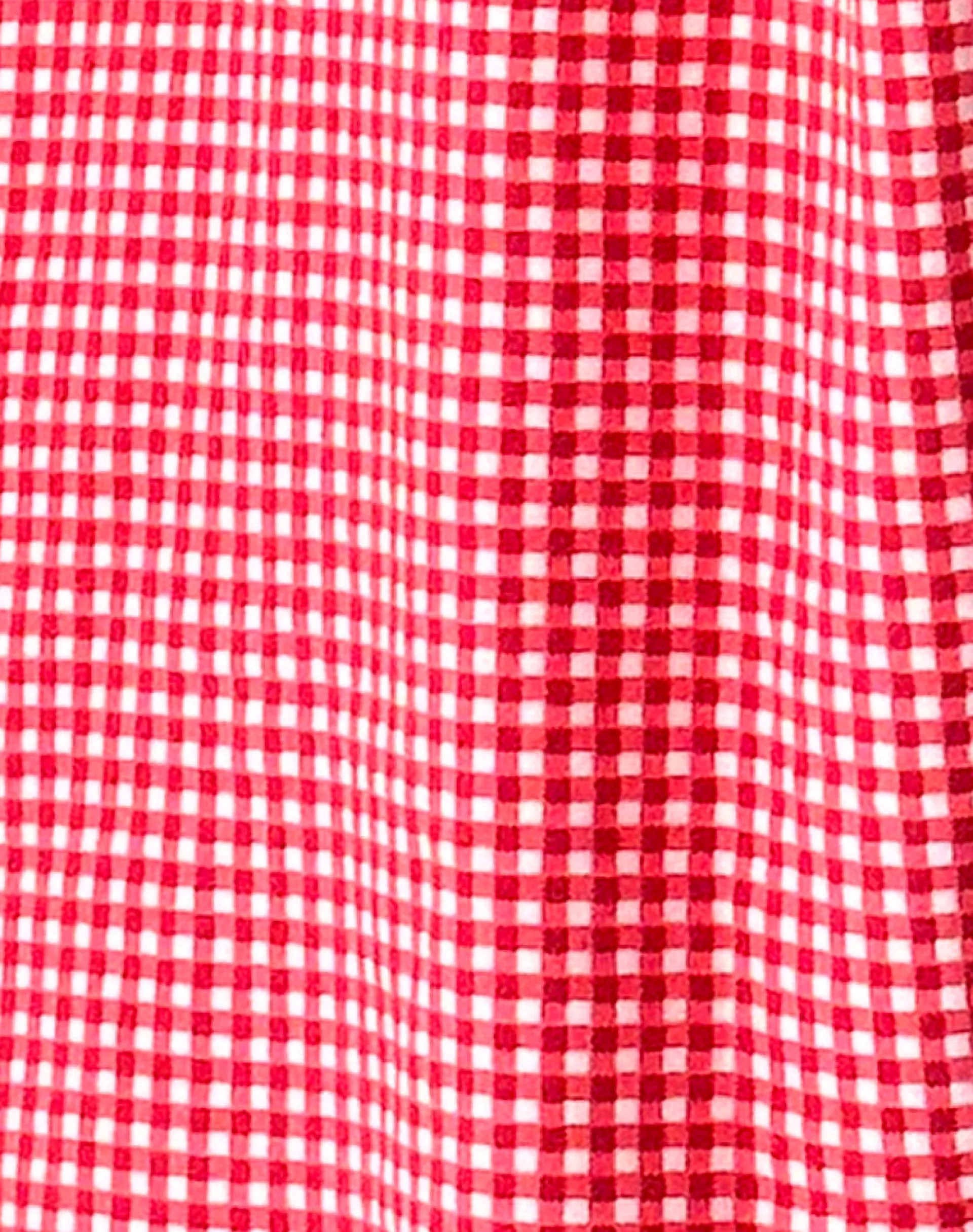 Motel Rocks Shirts And Blouses | Long Sleeve Tops-Smith Oversized Shirt in Red Gingham RedGingham