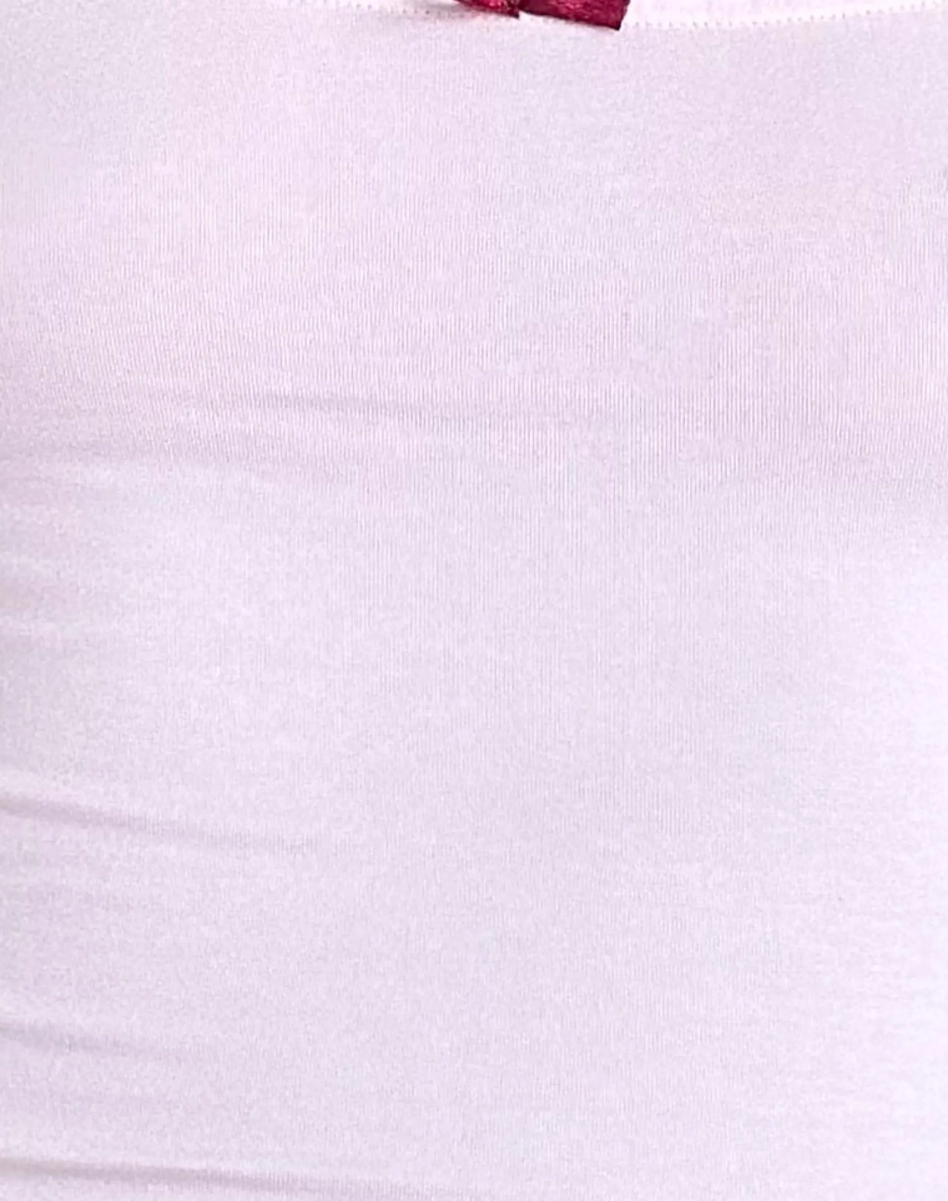 Motel Rocks Basic Tops | Vest Tops-Suna Vest Top in Light Pink with Burgundy Trim LightPinkwithBurgundyTrim