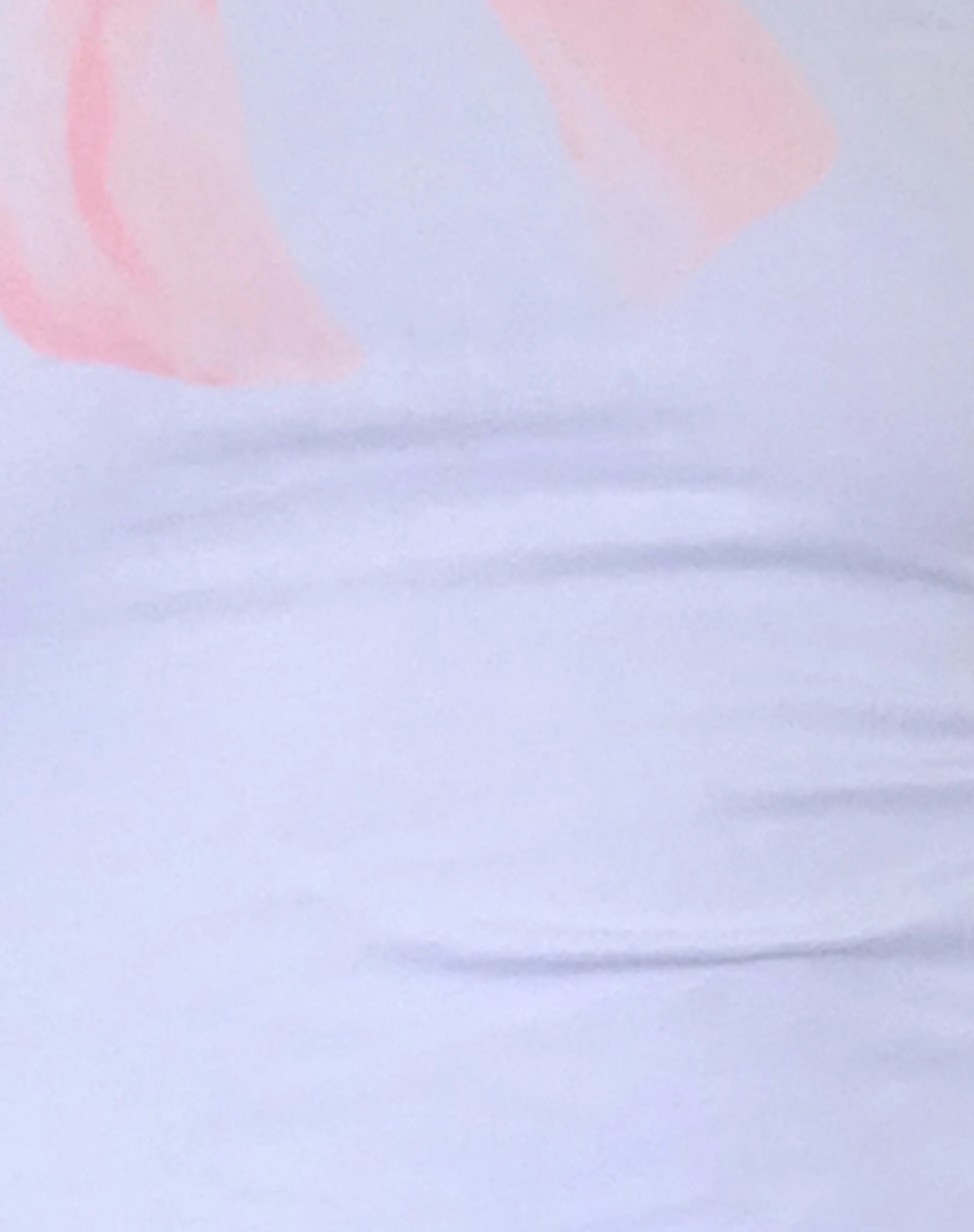 Motel Rocks Printed Tops | Tees-Sutin Baby Tee in White with Pink Bow Print WhitewithPinkBowPrint