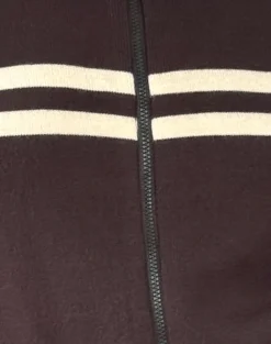 Motel Rocks Jackets-Talisa Sporty Zip Through Jacket in Brown