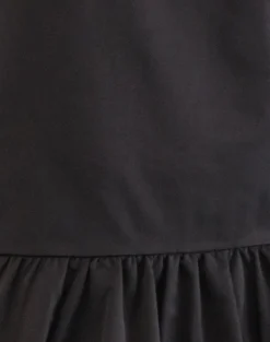 Motel Rocks Little Black Dresses | Mini Dresses-Tamilo Bubble Hem Mini Dress in Black