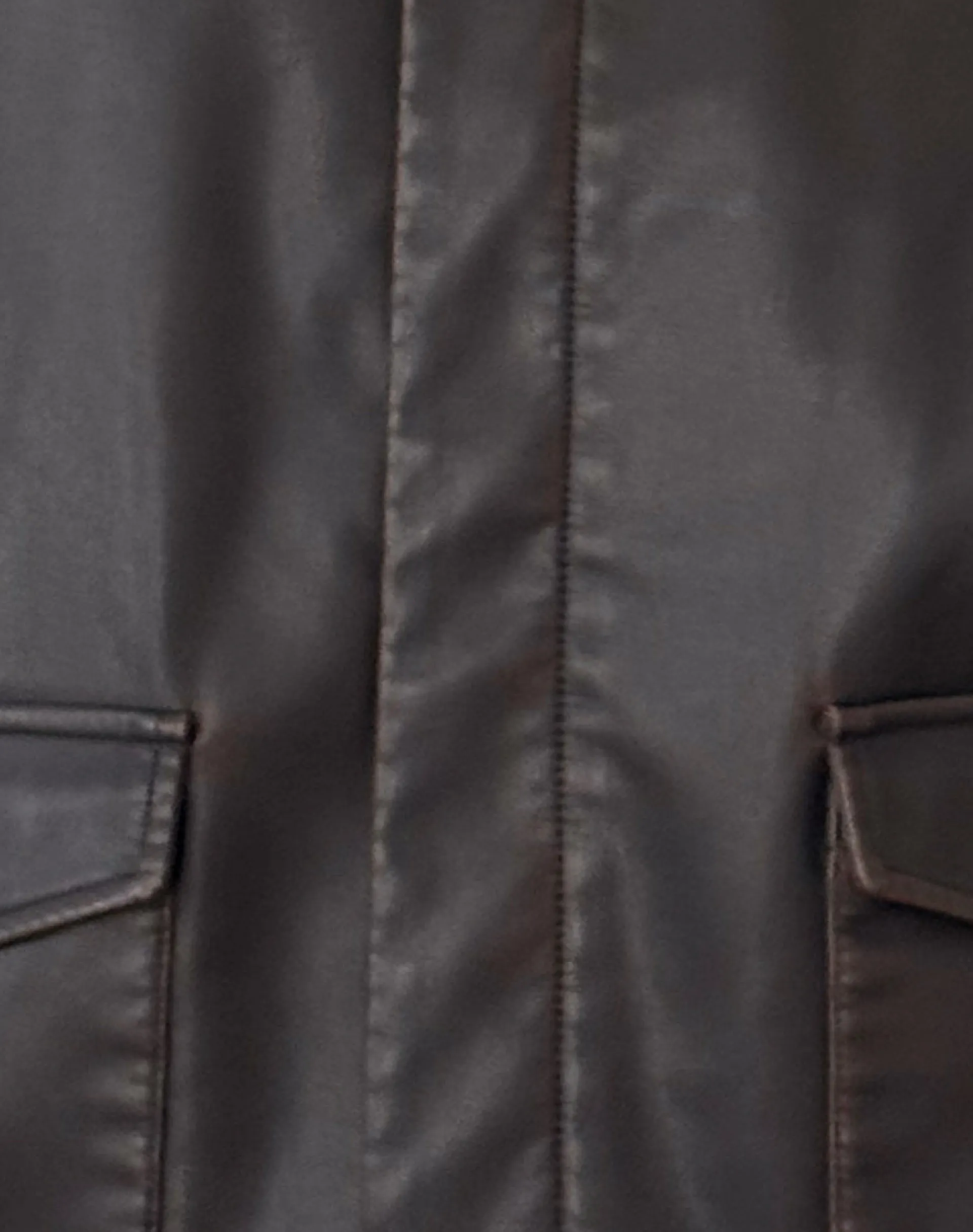 Motel Rocks Pu Jackets | Jackets-Tobias Jacket in PU Dark Chocolate