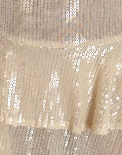 Motel Rocks Party Dresses | Mini Dresses-Turtoise Mini Dress in Nude Clear Tinted Disc