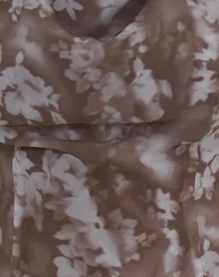 Motel Rocks Printed Dresses | Bodycon Dresses-Valencia Mini Dress in Botanical Shadow Brown