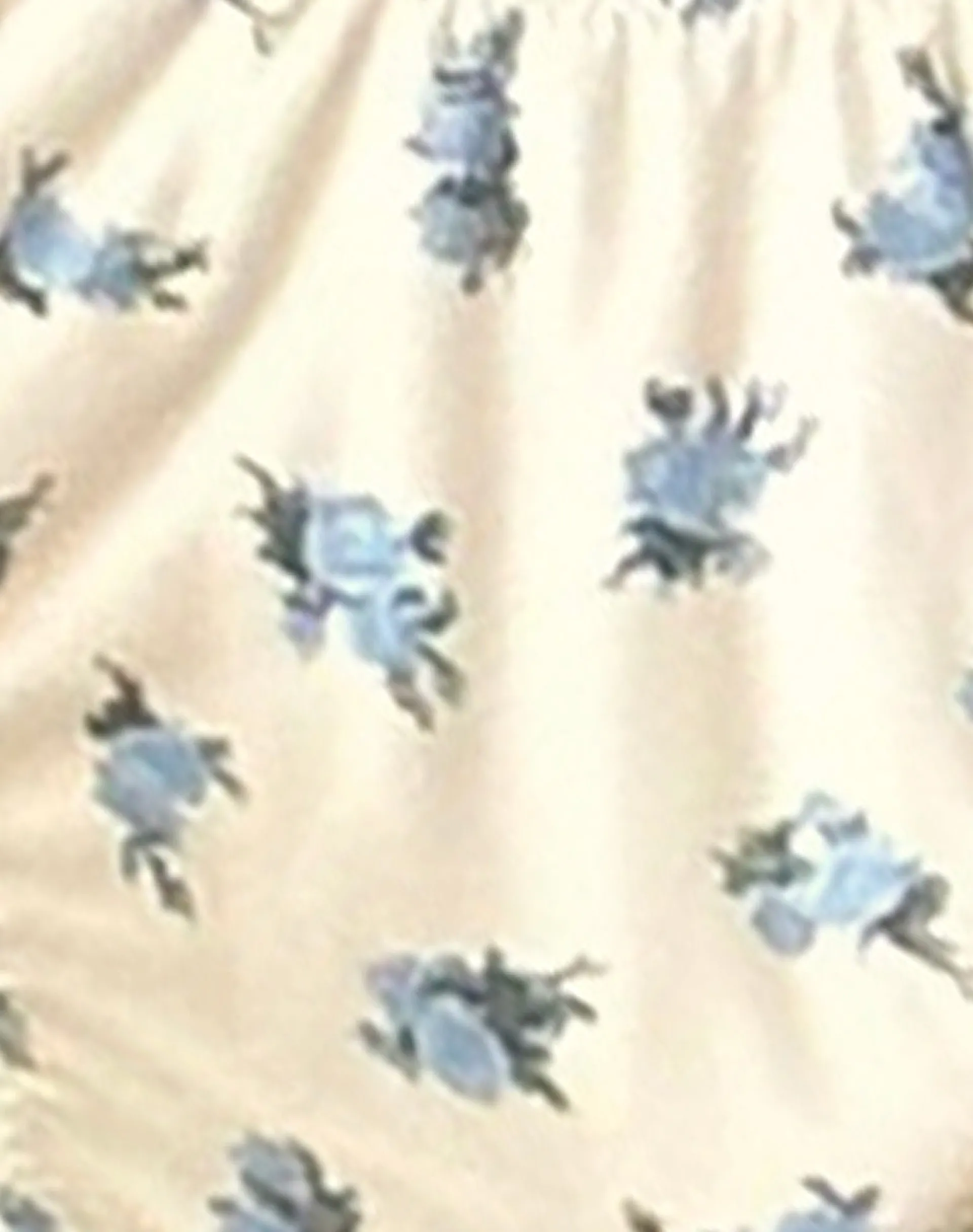 Motel Rocks Swimwear-Veroly Bikini Bottom in Blue Cluster Floral BlueClusterFloral