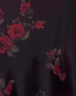 Motel Rocks Printed Skirts-Winona Mini Skirt in Vintage Roses Black