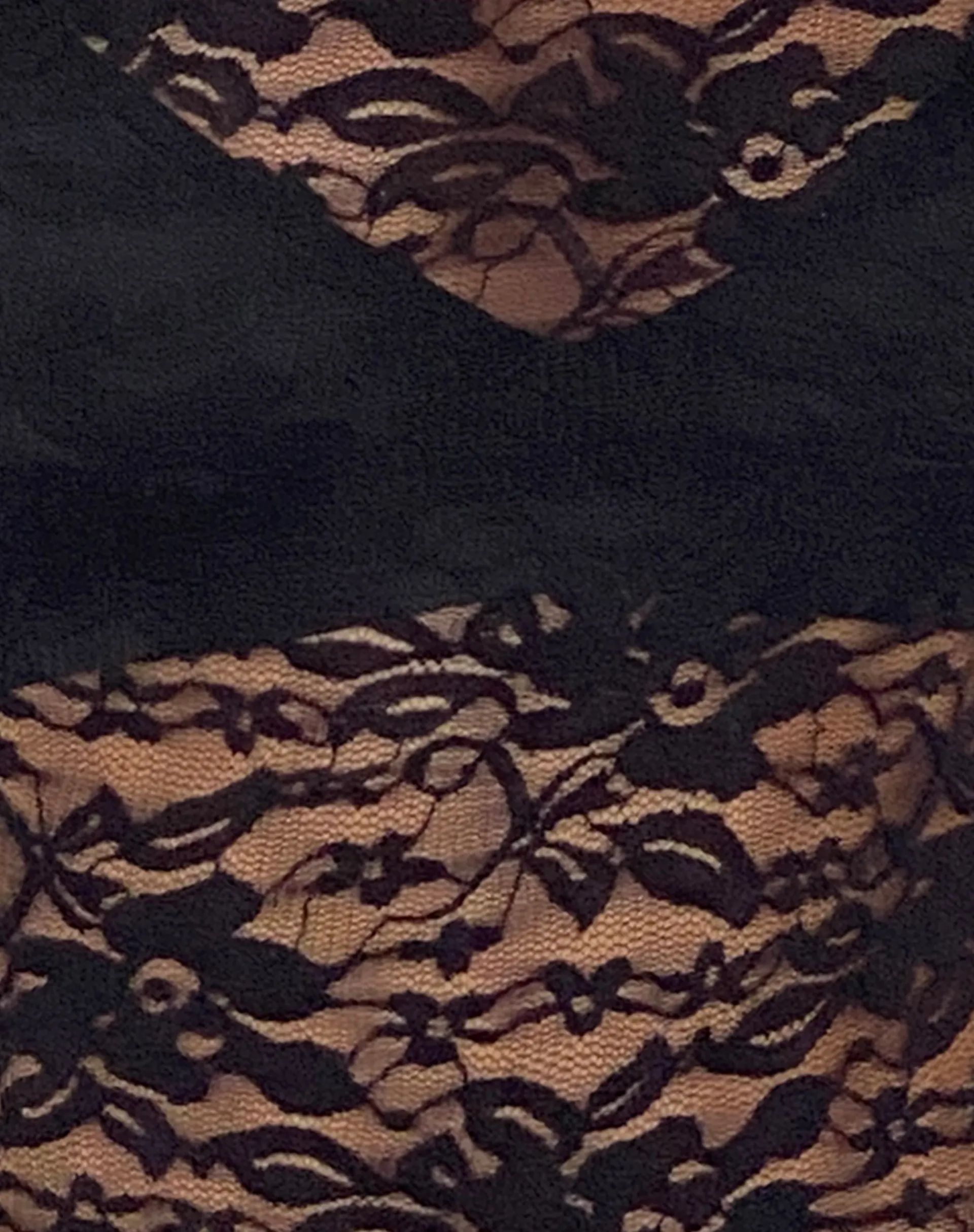 Motel Rocks Basic Tops | Going Out Tops-Xiwang Top in Lace black