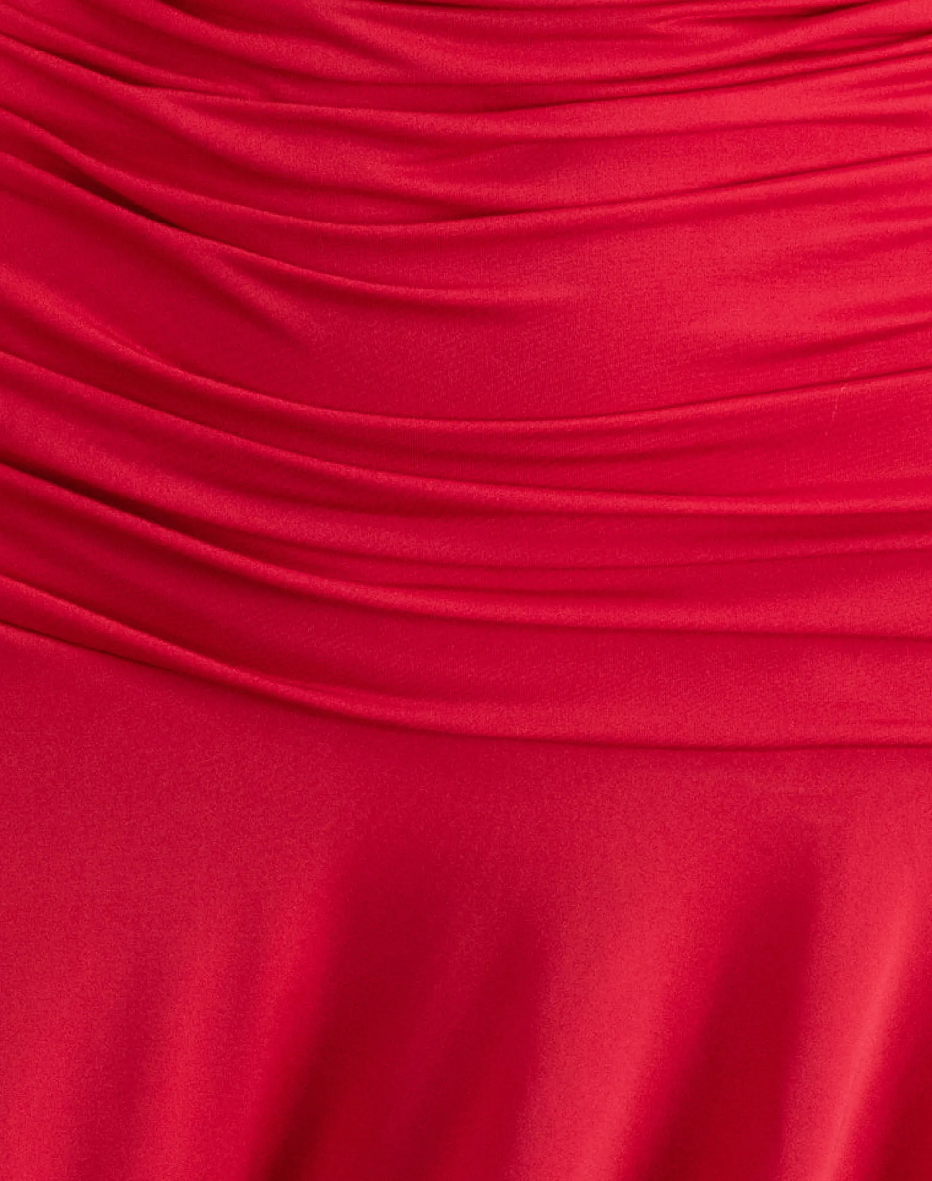 Motel Rocks Party Dresses | Mini Dresses-Yasmin Bandeau Mini Dress in Slinky Red SlinkyRed