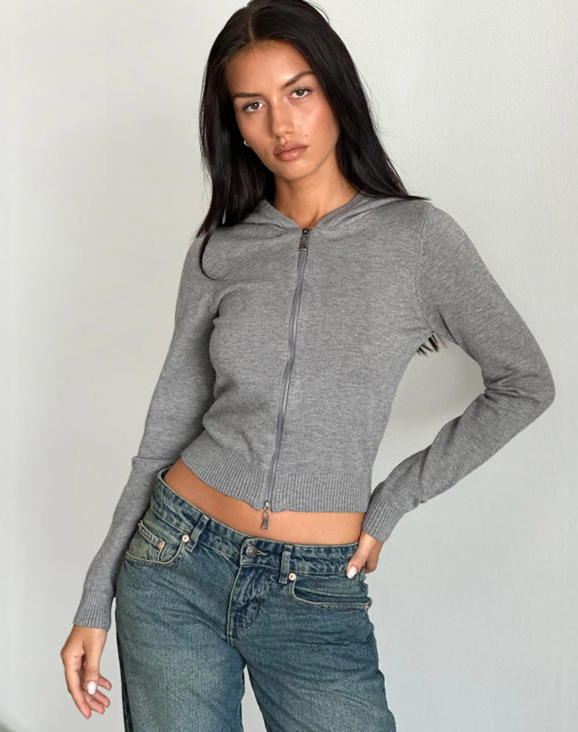 Motel Rocks Loungewear | Cardigans-Zella Cardigan in Grey